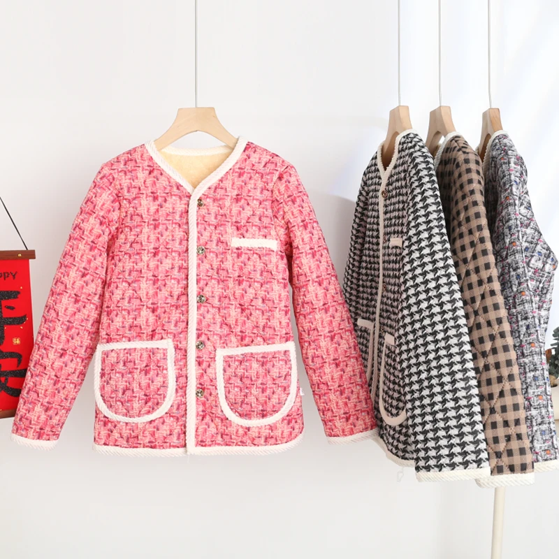 Thiened Cotton Jaet V-Ne Long Sve, женская зимняя верхняя одежда с кетом, осенне-зимняя Новое поступление, одежда для мам
Thiened Cotton Jaet V-Ne Long Sve, женская зимняя верхняя одежда с кетом, осенне-зимняя Новое поступление, одежда для мам