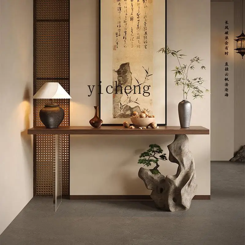 TQH solid wood entrance table household entry imitation stone end view table living room wall decoration narrow table
TQH solid wood entrance table household entry imitation stone end view table living room wall decoration narrow table