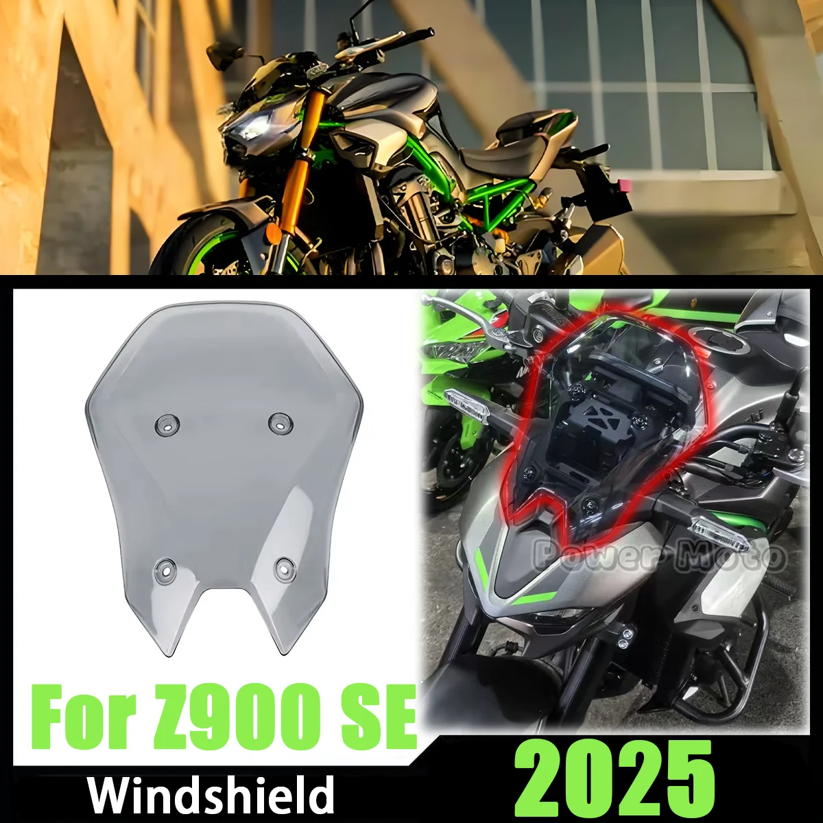 Z900 2025 Motorcycle Touring Windshield Windscreen For Kawasaki Z 900 /SE 2025 Large Tall Visor Wind Deflectors Protection Cover
Z900 2025 Motorcycle Touring Windshield Windscreen For Kawasaki Z 900 /SE 2025 Large Tall Visor Wind Deflectors Protection Cover