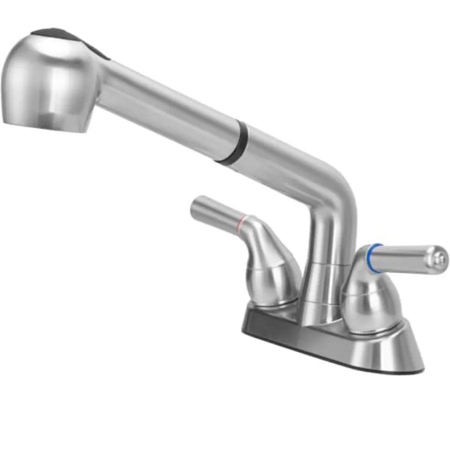 Utility Sink Faucet, Universal Laundry Tub ABS Plastic Faucet with Sprayer, Dual Handle Pull Out Faucet, Chrome Finish Laundry
Utility Sink Faucet, Universal Laundry Tub ABS Plastic Faucet with Sprayer, Dual Handle Pull Out Faucet, Chrome Finish Laundry