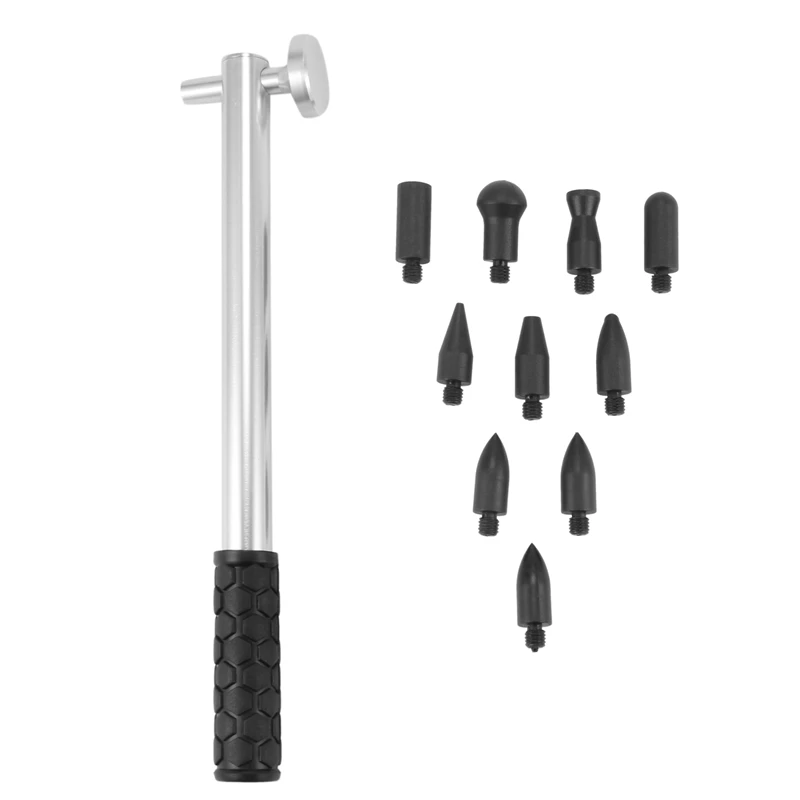 Auto Body Dent Repair Tools, Aluminum + Rubber Paintless Dent Repair Hammer, Dent Removal Tap Down Tools, DIY Knockdown Hammer F
Auto Body Dent Repair Tools, Aluminum + Rubber Paintless Dent Repair Hammer, Dent Removal Tap Down Tools, DIY Knockdown Hammer F