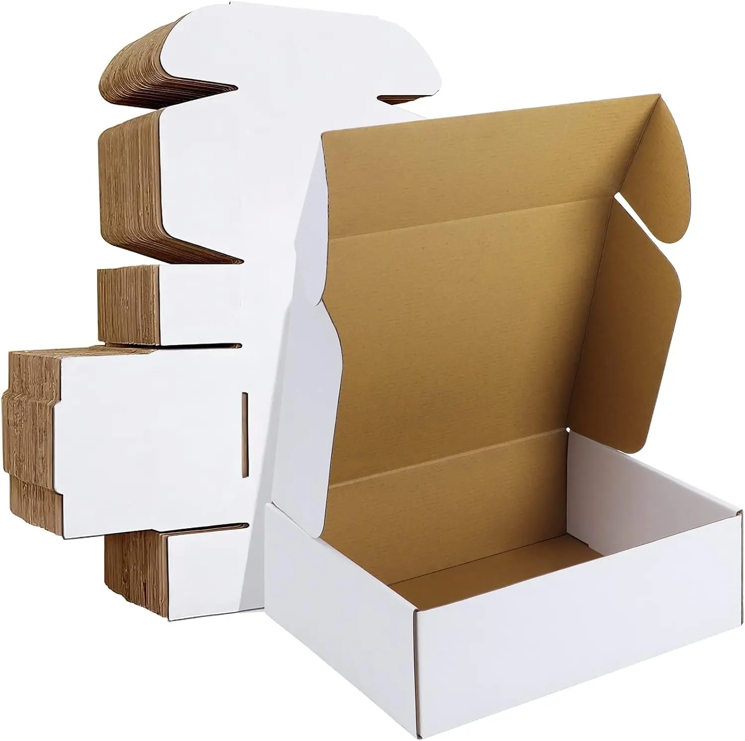 12x9x4 Corrugated Cardboard Boxes, 20 Pack - White Mailers for Shipping & Storage
12x9x4 Corrugated Cardboard Boxes, 20 Pack - White Mailers for Shipping & Storage