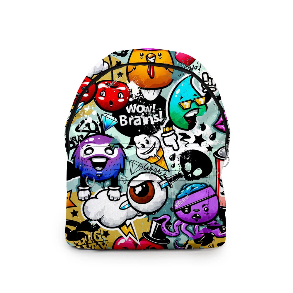 Trendy Popular Anime Graffiti student Bookbag Notebook Backpacks 3D Print Oxford Waterproof Casual Travel Backpacks
Trendy Popular Anime Graffiti student Bookbag Notebook Backpacks 3D Print Oxford Waterproof Casual Travel Backpacks