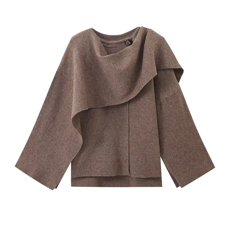 Women's Clothing Fast Selling Cape Knitted Cardigan Loose Sweater Comfortable Warm Fashionable Versatile Women Jacket
Women's Clothing Fast Selling Cape Knitted Cardigan Loose Sweater Comfortable Warm Fashionable Versatile Women Jacket
