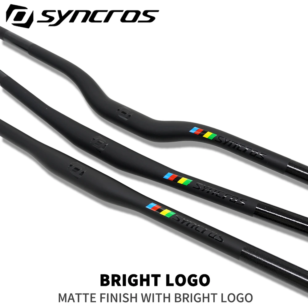 SYNCROS carbon fiber MTB bicycle handlebars, matte mountain bike handlebars, 3°/9°/Rise, 31.8mm, 700-740mm, bicycle accessories
SYNCROS carbon fiber MTB bicycle handlebars, matte mountain bike handlebars, 3°/9°/Rise, 31.8mm, 700-740mm, bicycle accessories