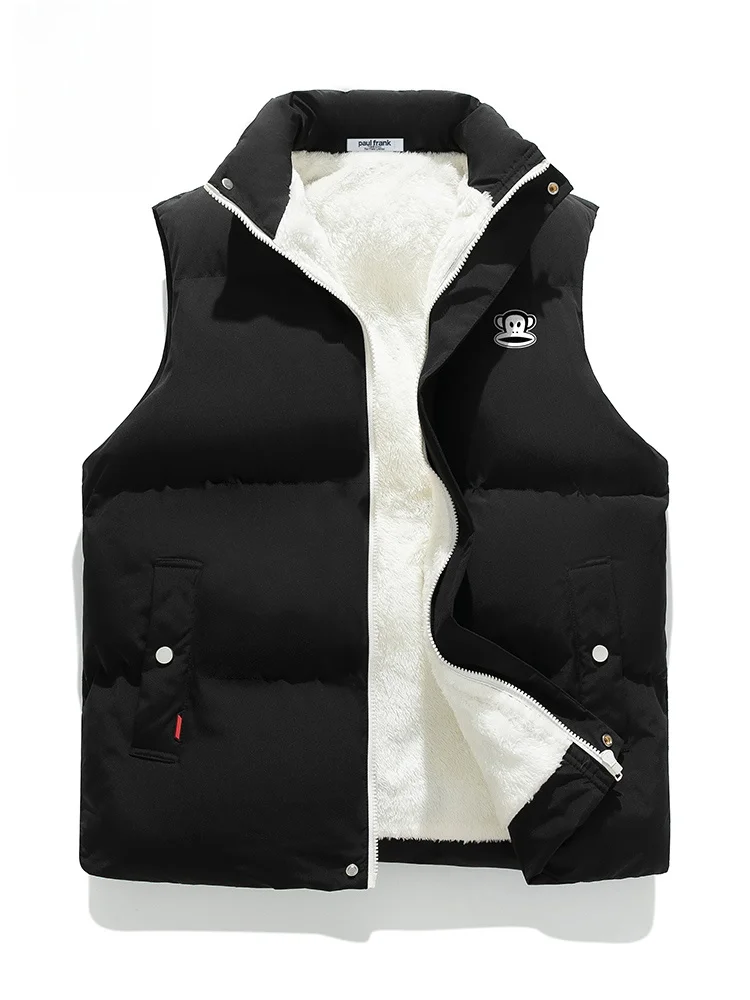 PaulFrank Winter Thiened Lamb Velvet Zipper Men's Vest Svel Fce Lined Outerwear Youth Faion Casual Jaet
PaulFrank Winter Thiened Lamb Velvet Zipper Men's Vest Svel Fce Lined Outerwear Youth Faion Casual Jaet