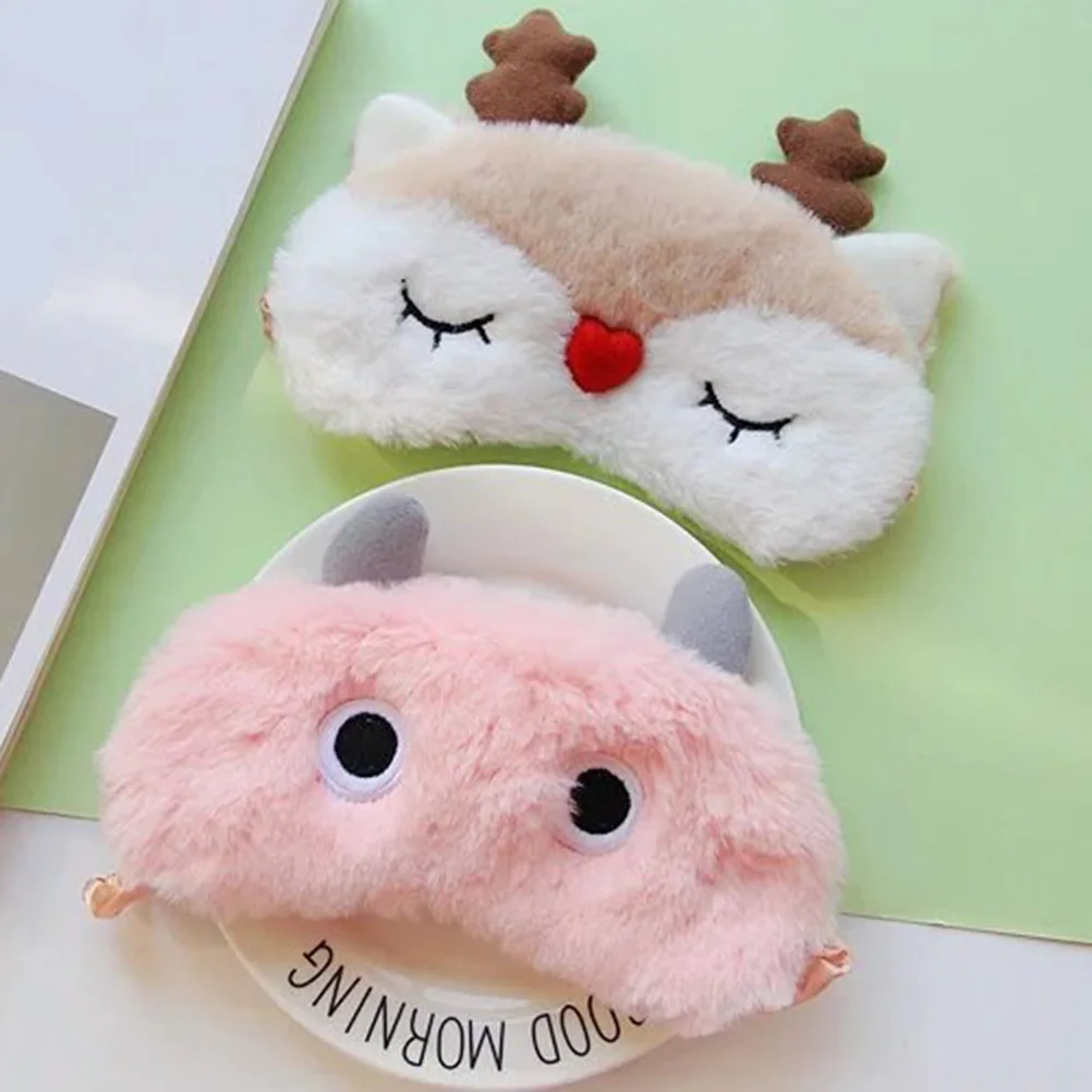 Elk Blindfold Sleeping Eye Mask Eyemask Three-dimensional Eyeshade Cartoon 
Elk Blindfold Sleeping Eye Mask Eyemask Three-dimensional Eyeshade Cartoon