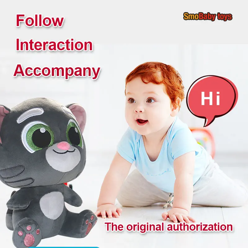 25cm Electrical Talking Tom Plush Toys Repeats What You Say Seek Sitting Style Tom Stuffed Dolls Speaking Cartoon Soft Toy Gifts
25cm Electrical Talking Tom Plush Toys Repeats What You Say Seek Sitting Style Tom Stuffed Dolls Speaking Cartoon Soft Toy Gifts