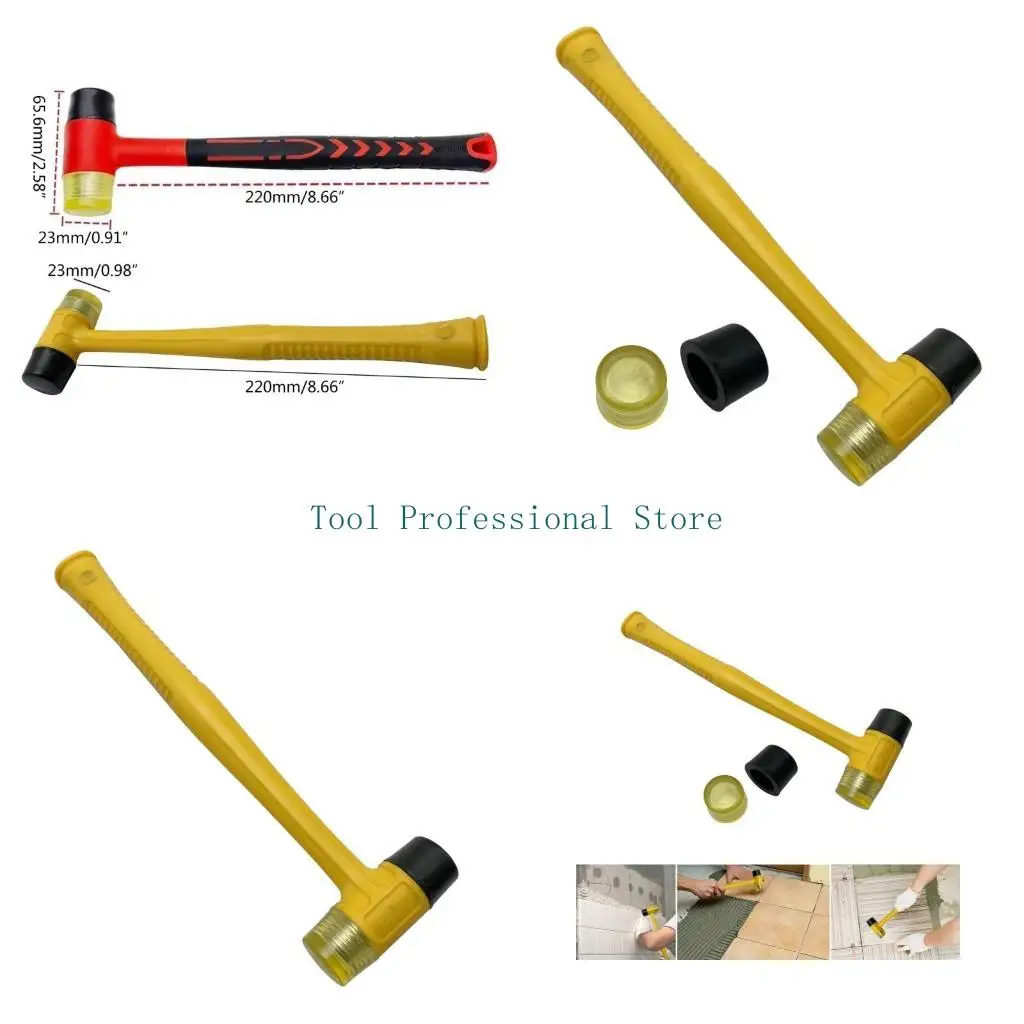 57QF Портативный мягкий молоток незаменимый инструмент резиновый молоток для строительства и ремонта
57QF Портативный мягкий молоток незаменимый инструмент резиновый молоток для строительства и ремонта