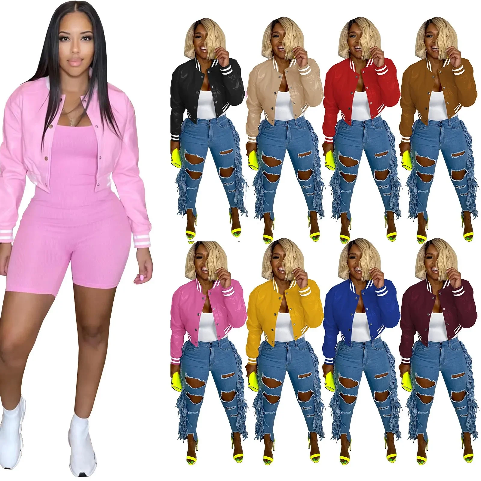 new arrival ashion plus size short women biker faux leather jackets for ladies
new arrival ashion plus size short women biker faux leather jackets for ladies