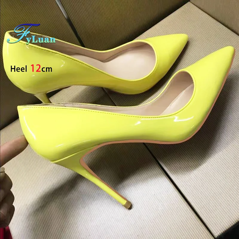 Light Yellow Leather Sexy Pointed High Heels For Woman Plus Size 45 46 47 Summer Shallow Party Shoes Women Pumps 8CM 10CM 12CM
Light Yellow Leather Sexy Pointed High Heels For Woman Plus Size 45 46 47 Summer Shallow Party Shoes Women Pumps 8CM 10CM 12CM