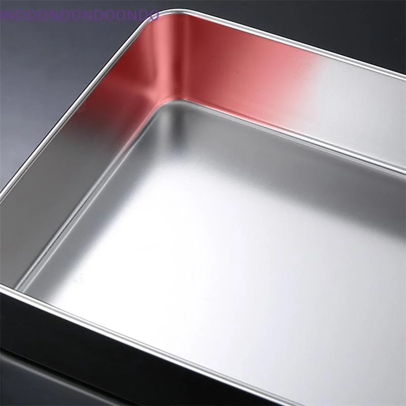 Food Preparation Tray With Lid Food Dessert Holder With Cover Kitchen Restaurant Supply Stainless Steel Food Storage Container
Food Preparation Tray With Lid Food Dessert Holder With Cover Kitchen Restaurant Supply Stainless Steel Food Storage Container