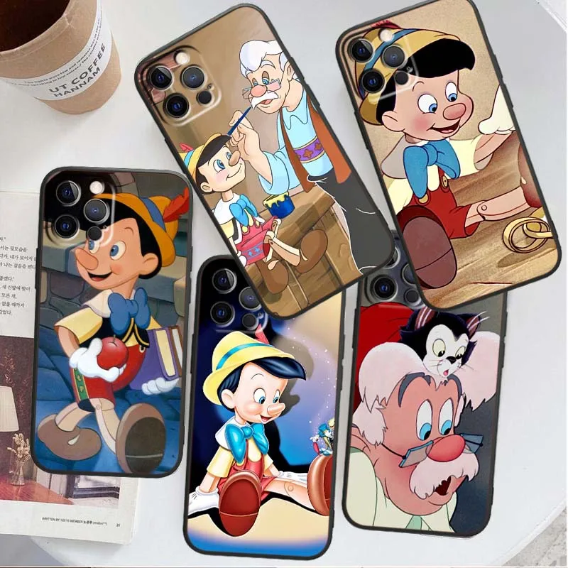 Disney Pinocchio Cute Cover For Apple iPhone 17 16 16E 15 14 13 12 11 Pro Max Plus Black Soft Silicone
Disney Pinocchio Cute Cover For Apple iPhone 17 16 16E 15 14 13 12 11 Pro Max Plus Black Soft Silicone