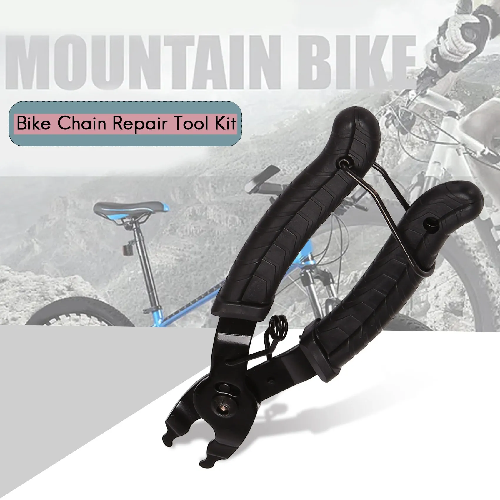 (ABHW) Bike Chain Repair Tool Kit, Bike Master Link Pliers Remover Chain Breaker Splitter Cutter & Chain Wear Indicator Checker
(ABHW) Bike Chain Repair Tool Kit, Bike Master Link Pliers Remover Chain Breaker Splitter Cutter & Chain Wear Indicator Checker