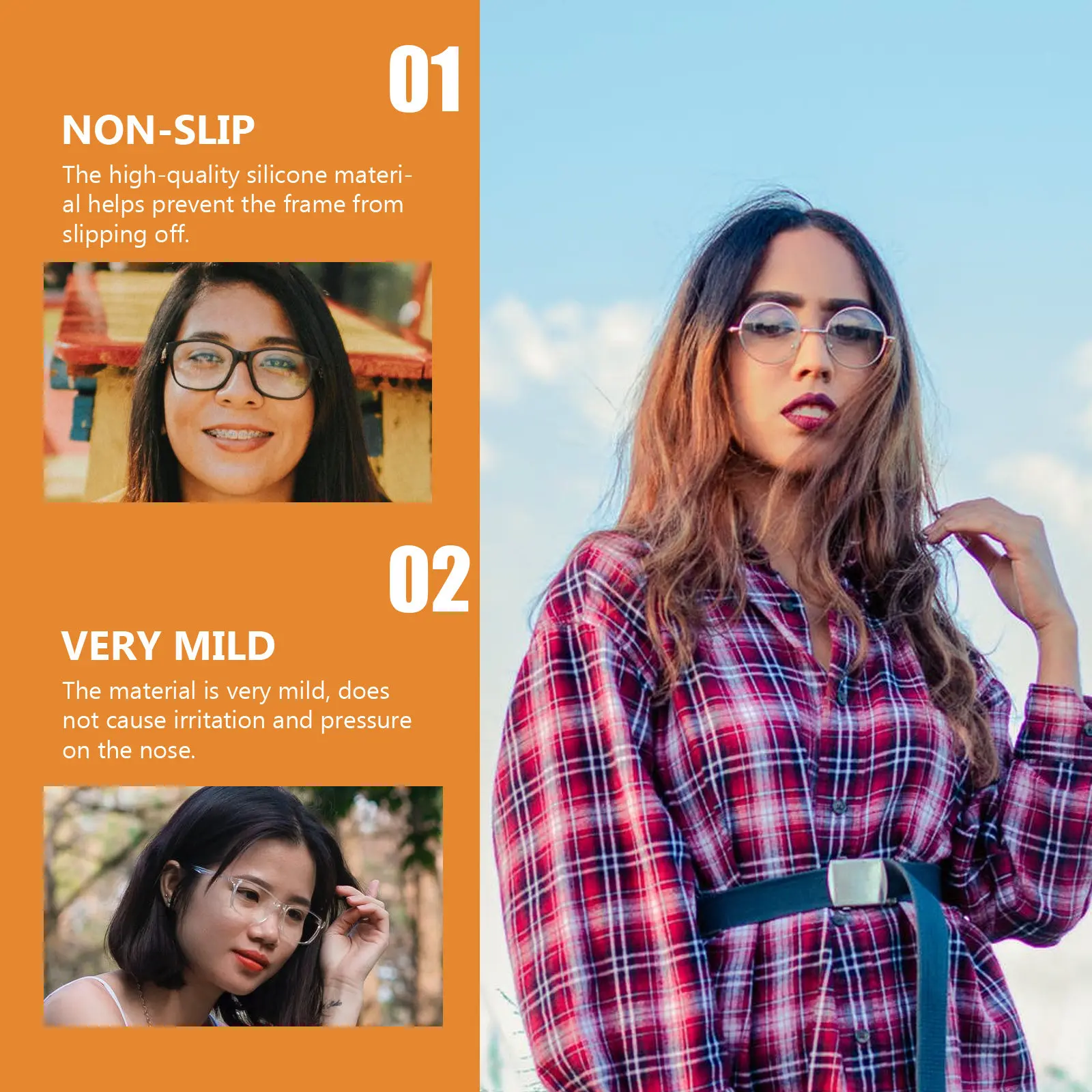 10Pairs High-Quality Silicone Nose Pads Eyeglasses Supplies Comfortable Air Chamber Nose Cushions for Spectacles Sunglasses
10Pairs High-Quality Silicone Nose Pads Eyeglasses Supplies Comfortable Air Chamber Nose Cushions for Spectacles Sunglasses