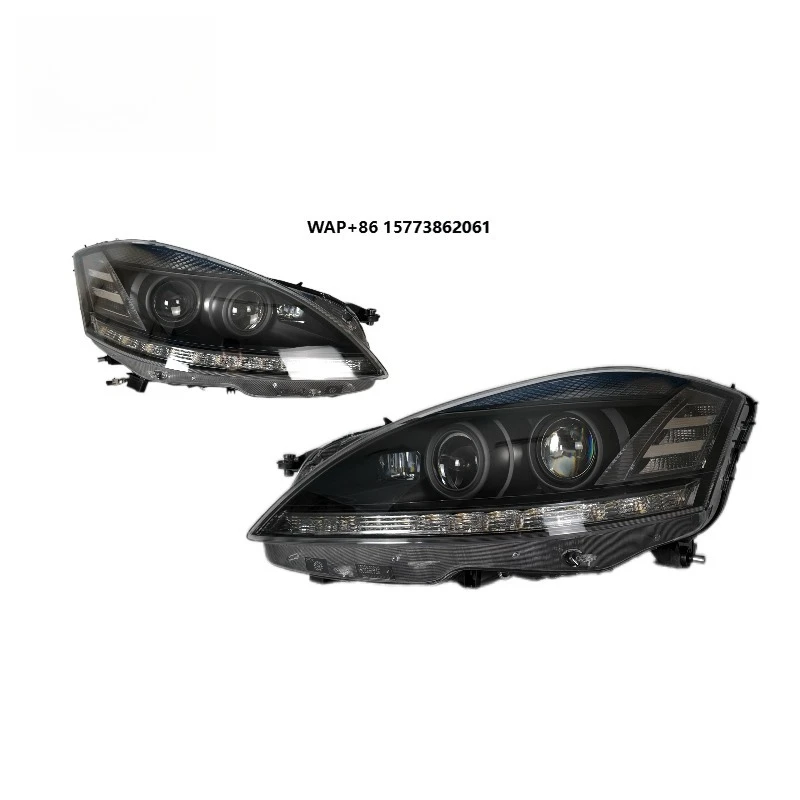 Headlamp Hid Version LED Headlight W221 2007-2009 Old Model Upgrade New Look Black Color for M-Bz S Class
Headlamp Hid Version LED Headlight W221 2007-2009 Old Model Upgrade New Look Black Color for M-Bz S Class