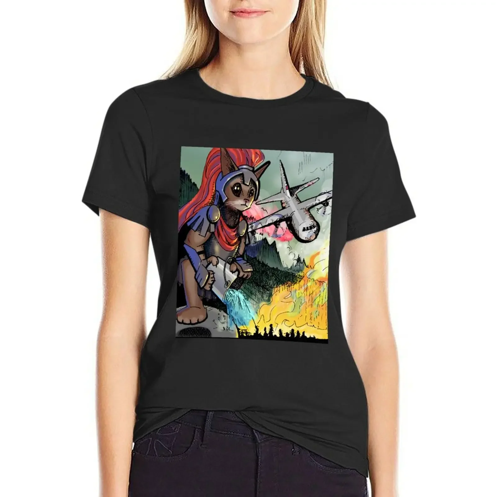 Saint Florian: Patron Saint of Fire Fighters T-Shirt quick drying Female clothing tops graphics tight shirts for Women
Saint Florian: Patron Saint of Fire Fighters T-Shirt quick drying Female clothing tops graphics tight shirts for Women