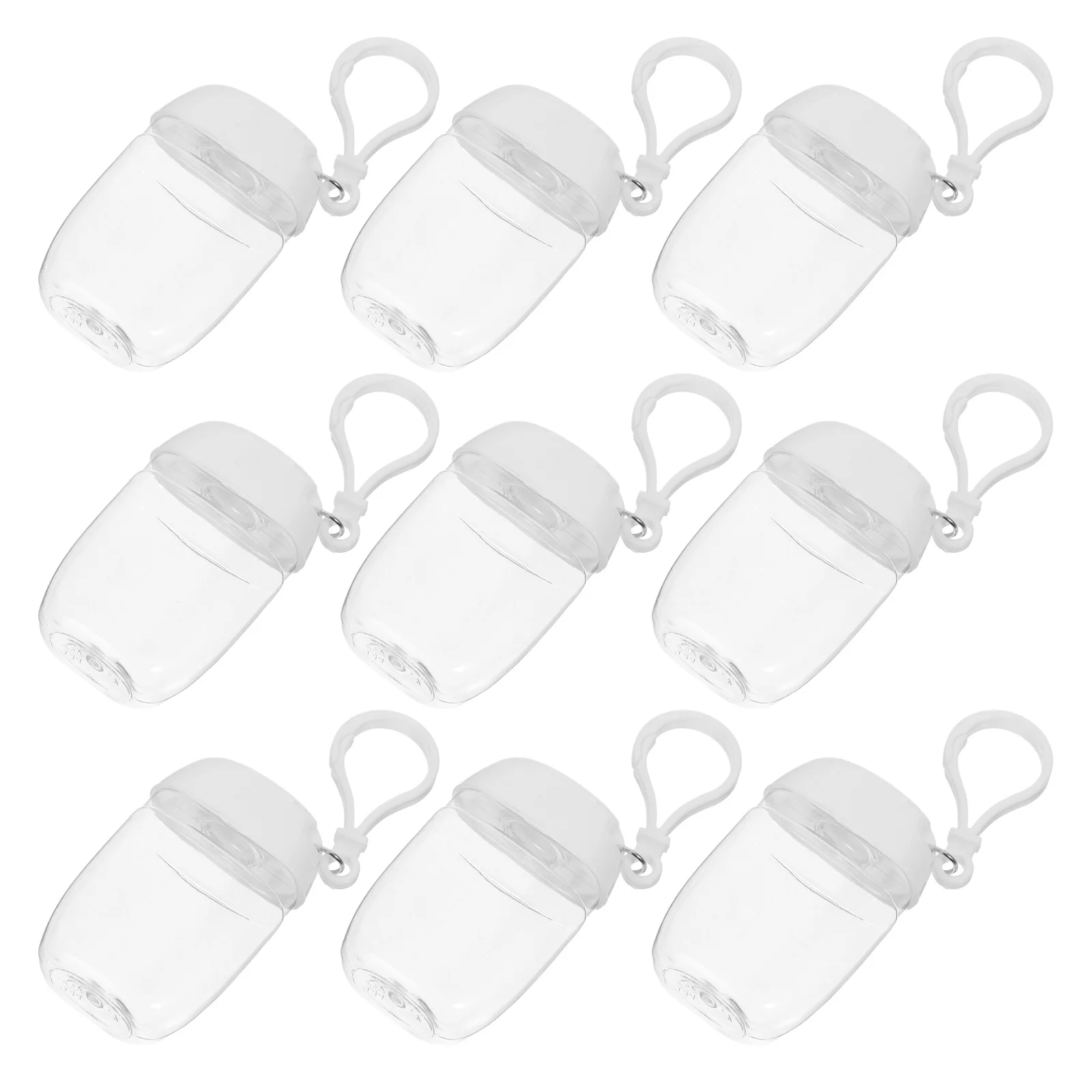 9Pcs Travel Bottles Refillable Leakproof Plastic Keychain Hand Lotion Shampoo Portable Leakproof Small Containers
9Pcs Travel Bottles Refillable Leakproof Plastic Keychain Hand Lotion Shampoo Portable Leakproof Small Containers