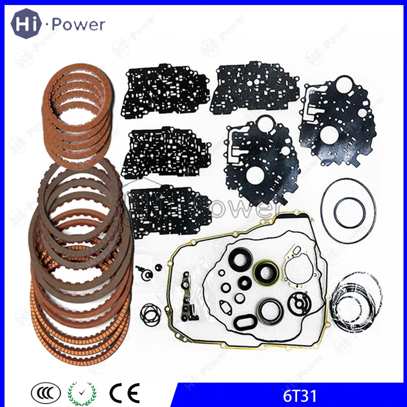 6T31 6T31E Auto Transmission Friction Plate Seal Overhaul Kit For Buick Opel Chevolet Saab cruze Car Gearbox Clutch Disc Kit
6T31 6T31E Auto Transmission Friction Plate Seal Overhaul Kit For Buick Opel Chevolet Saab cruze Car Gearbox Clutch Disc Kit