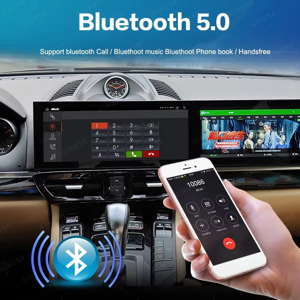 Dual Screen 12.3 Inch+12.3Inch For Porsche Cayenne 2011-2017 Upgraded Interactive 8+128 Android Carplay Multimedia Video Player 
Dual Screen 12.3 Inch+12.3Inch For Porsche Cayenne 2011-2017 Upgraded Interactive 8+128 Android Carplay Multimedia Video Player