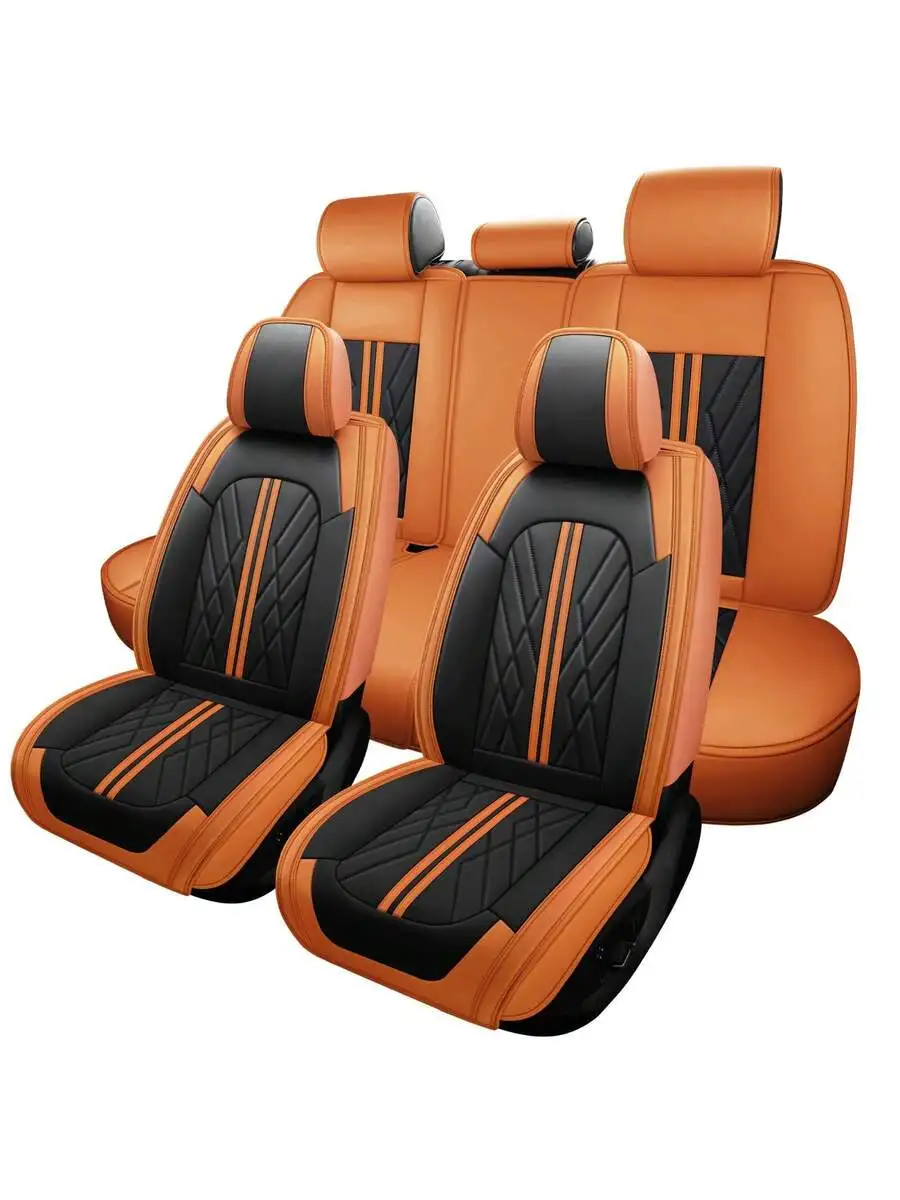 Universal Nappa Leather Car Seat Covers 5 Piece Full Set Waterproof With Lumbar Support For Most 5-Seater Vehicles
Universal Nappa Leather Car Seat Covers 5 Piece Full Set Waterproof With Lumbar Support For Most 5-Seater Vehicles
