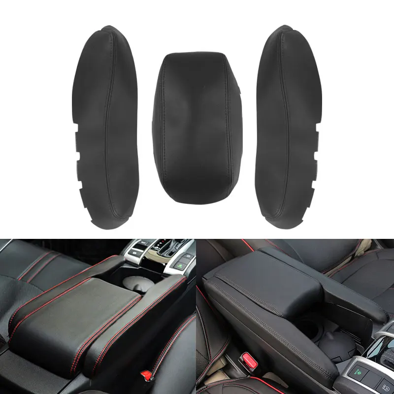 Center Console Lid Armrest Box / Door Handle Panel Microfiber Leather Protective Cover Trim For Honda Civic 10th Gen 2016 2017
Center Console Lid Armrest Box / Door Handle Panel Microfiber Leather Protective Cover Trim For Honda Civic 10th Gen 2016 2017