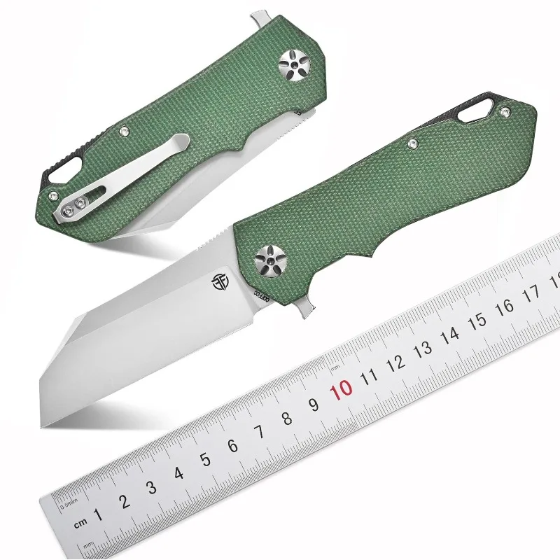 Portable FF2 Pocket Outdoor Camping Folding Knife K110 Blade Micarta Handles Hunting Survival Tactical Fruit Utility Knives Tool
Portable FF2 Pocket Outdoor Camping Folding Knife K110 Blade Micarta Handles Hunting Survival Tactical Fruit Utility Knives Tool