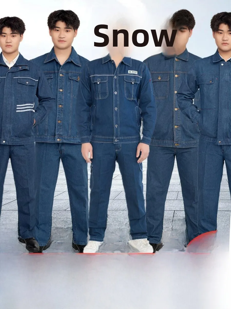 Весенне-осенний джинсовый рабочий костюм, устойчивый к износу, термостойкий, грязеотталкивающий, для авторемонта, модный, размер M
Весенне-осенний джинсовый рабочий костюм, устойчивый к износу, термостойкий, грязеотталкивающий, для авторемонта, модный, размер M