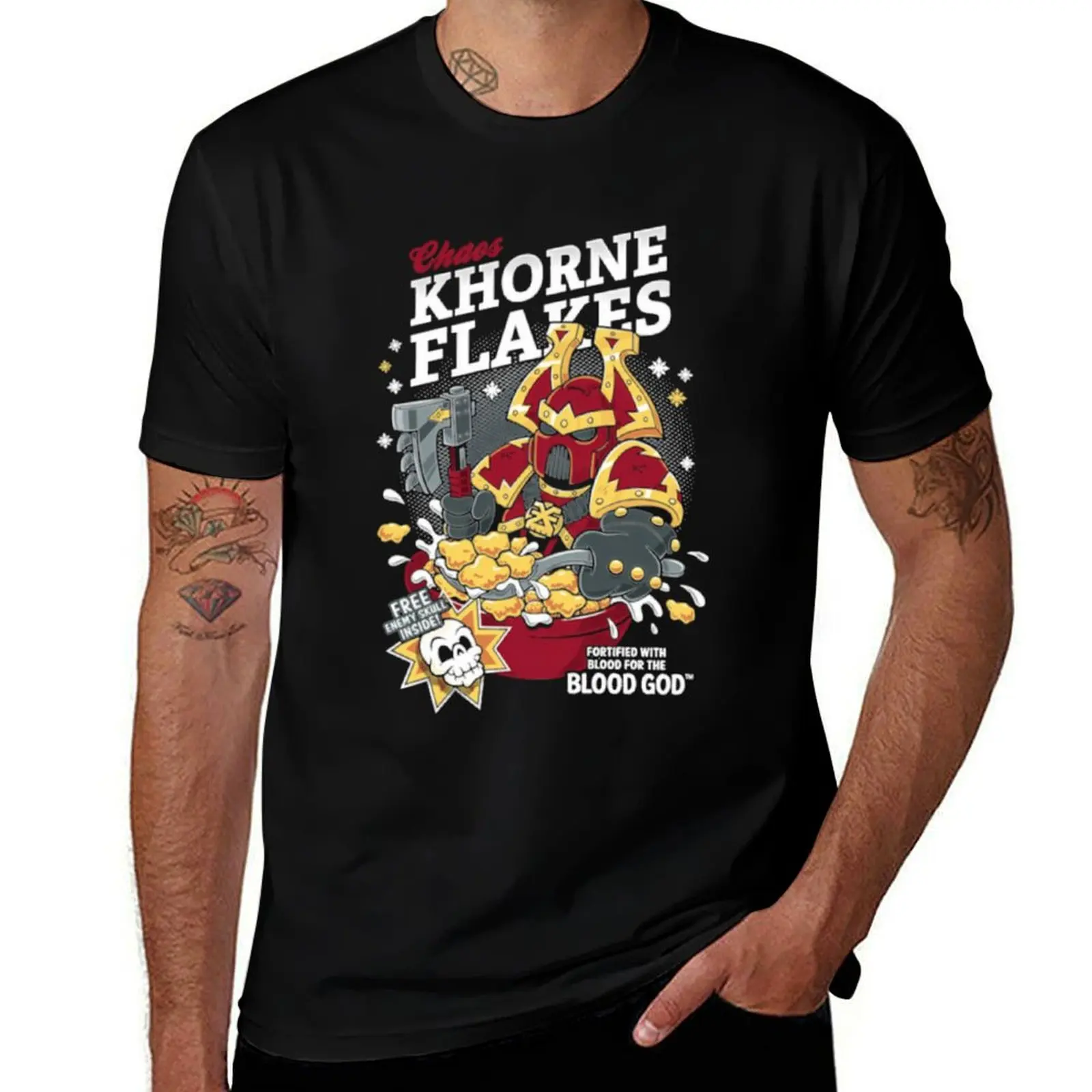 Chaos Khorne Flakes \t T-Shirt Summer Print Short Sleeve Tee
Chaos Khorne Flakes \t T-Shirt Summer Print Short Sleeve Tee