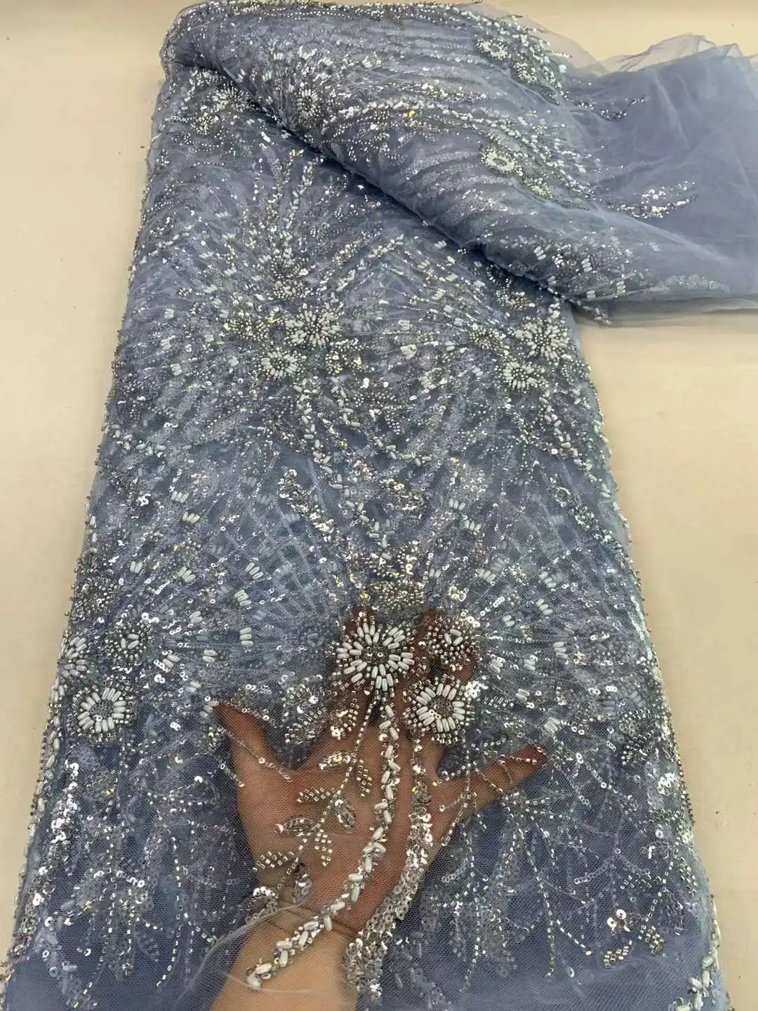 5 Yards High Quality 2024 African Tulle Lace Fabric Nigerian Sequins Tulle Lace Fabric For Sew Wedding Dress Women Diy Clothing
5 Yards High Quality 2024 African Tulle Lace Fabric Nigerian Sequins Tulle Lace Fabric For Sew Wedding Dress Women Diy Clothing