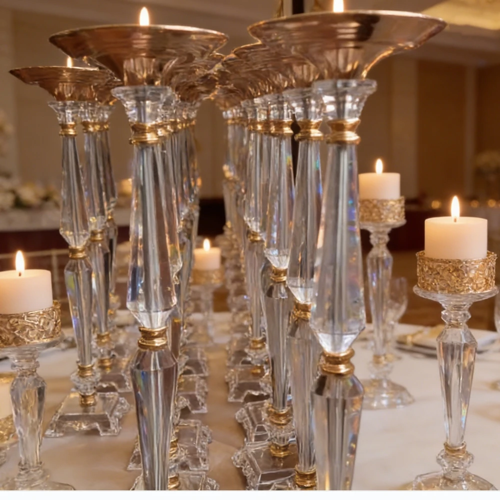 50-100cm )Gold Clear Acrylic crystal Tealight Candle Holder Candlestick Wedding Crystal Candelabra Centerpieces Table Decor
50-100cm )Gold Clear Acrylic crystal Tealight Candle Holder Candlestick Wedding Crystal Candelabra Centerpieces Table Decor