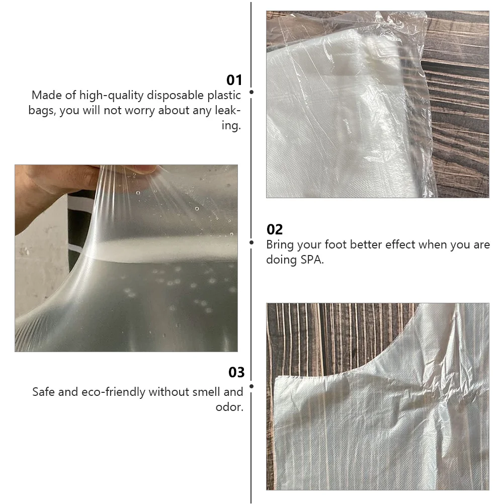 100Pcs Anti-Crack Foot Cover Disposable Plastic Foot Protector for Spa Therapy Breathable Pedicure Waterproof Booties
100Pcs Anti-Crack Foot Cover Disposable Plastic Foot Protector for Spa Therapy Breathable Pedicure Waterproof Booties