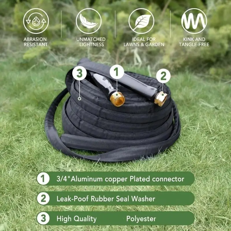 QX2E 25ft/50ft/75ft Garden Hose Flexible Hose Garden Watering Pipe High Pressure
QX2E 25ft/50ft/75ft Garden Hose Flexible Hose Garden Watering Pipe High Pressure