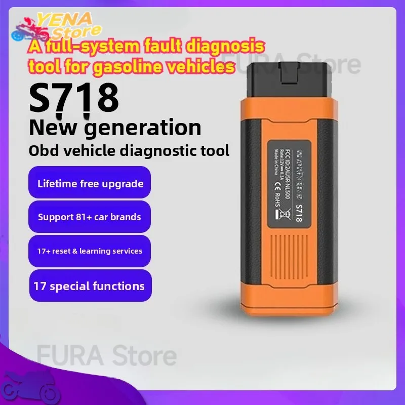 The S718 diagnostic scanner Obd2 software quickly reads/clears code, and the diagnostic tool intelligently adjusts
The S718 diagnostic scanner Obd2 software quickly reads/clears code, and the diagnostic tool intelligently adjusts