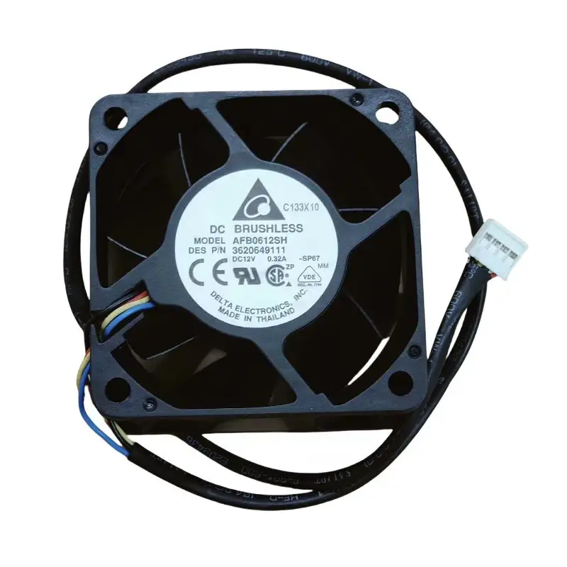 Original Delta AFB0612SH 6025 12V 0.32A 6CM fan 4-wire dual-ball high-volume cooling fan with PWM speed regulation.
Original Delta AFB0612SH 6025 12V 0.32A 6CM fan 4-wire dual-ball high-volume cooling fan with PWM speed regulation.