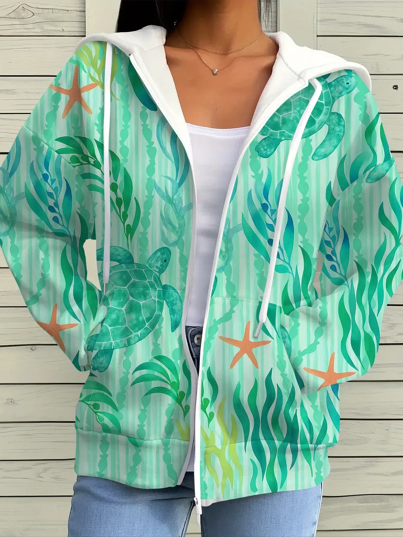 2026 new women's zipper hooded sweatshirt, casual, fashionable, simple and comfortable to wear, women's outerwears
2026 new women's zipper hooded sweatshirt, casual, fashionable, simple and comfortable to wear, women's outerwears