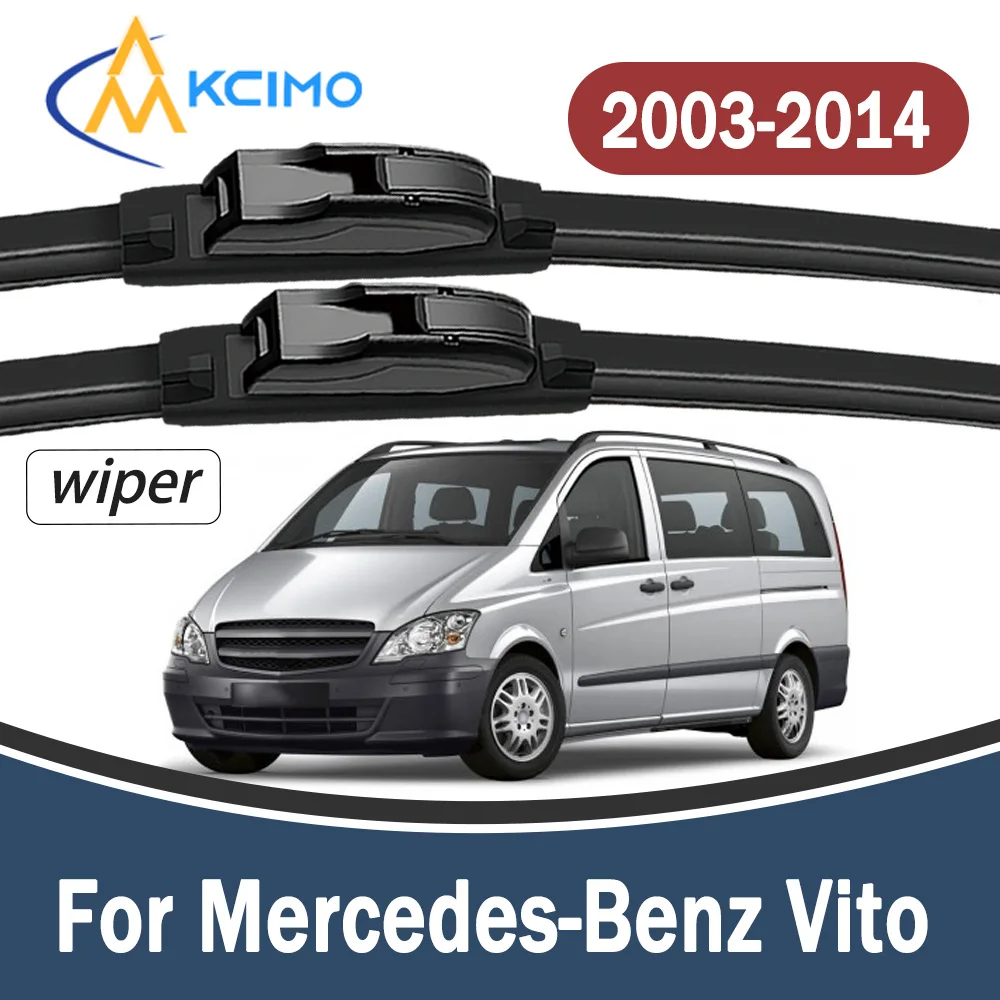 2Pcs Premium Beam Front Windshield Wiper Blades For Mercedes-Benz Vito W639 2003-2014 Duty Rustproof Easy Mount Auto Wiper Set
2Pcs Premium Beam Front Windshield Wiper Blades For Mercedes-Benz Vito W639 2003-2014 Duty Rustproof Easy Mount Auto Wiper Set