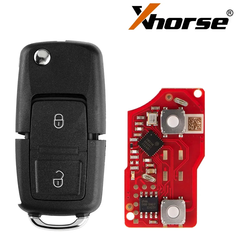 XHORSE XKB528EN Universal VVDI Remote Car Key Auto B5 Style 2 Buttons 2nd Generation for VVDI2 Tool No Chip Inside 5pcs/Lot
XHORSE XKB528EN Universal VVDI Remote Car Key Auto B5 Style 2 Buttons 2nd Generation for VVDI2 Tool No Chip Inside 5pcs/Lot