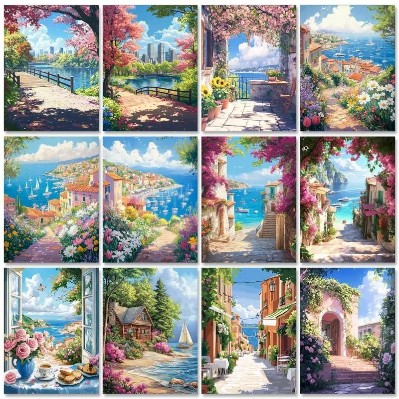CHENISTORY Paint By Numbers For Adults Pink Scenery Handpainted Oil Painting Picture Drawing For Home Decor Unique Gift
CHENISTORY Paint By Numbers For Adults Pink Scenery Handpainted Oil Painting Picture Drawing For Home Decor Unique Gift