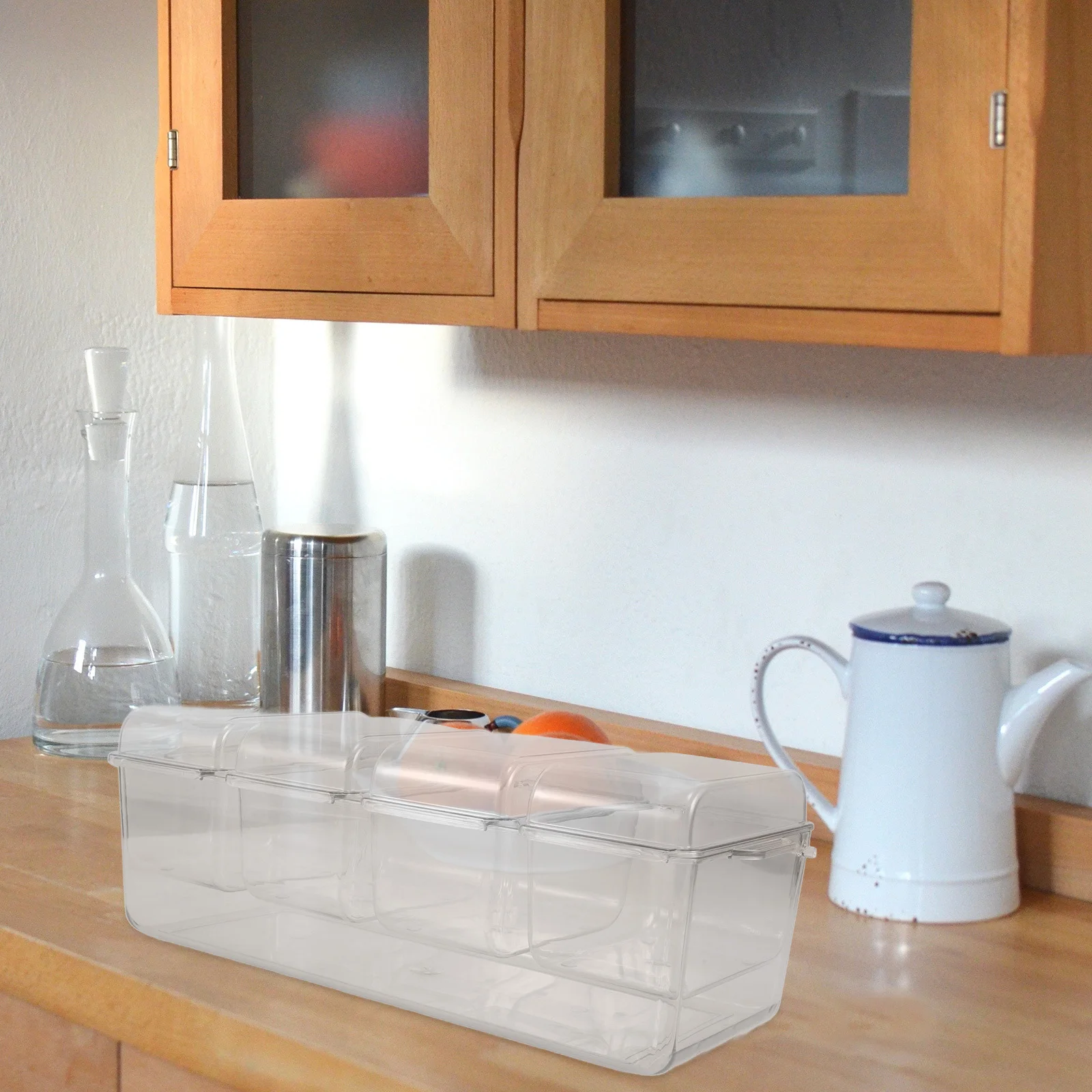 1 комплект, охлажденный льдом, сервер для приправ, прозрачные многокомпонентные контейнеры для закусок для хранения салата, фруктов, съемный разделенный поднос с
1 комплект, охлажденный льдом, сервер для приправ, прозрачные многокомпонентные контейнеры для закусок для хранения салата, фруктов, съемный разделенный поднос с