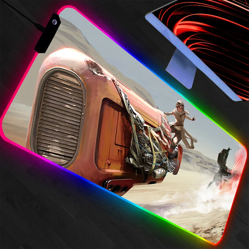 RGB Star Wars Mouse Pad Lockedge Backlight Gaming Accessories Computer Gamer Keyboard LED Mouse Mat Desk Mousepad anime
RGB Star Wars Mouse Pad Lockedge Backlight Gaming Accessories Computer Gamer Keyboard LED Mouse Mat Desk Mousepad anime