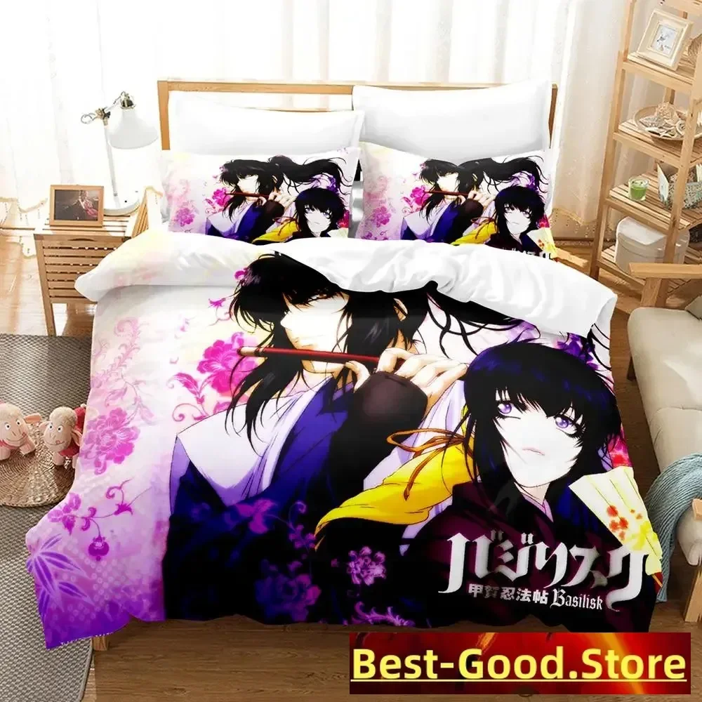 2023 Basilisk Bedding Set Single Twin Full Queen King Size Bed Set Adult Kid Bedroom Duvetcover Sets Anime parure de lit Bed
2023 Basilisk Bedding Set Single Twin Full Queen King Size Bed Set Adult Kid Bedroom Duvetcover Sets Anime parure de lit Bed