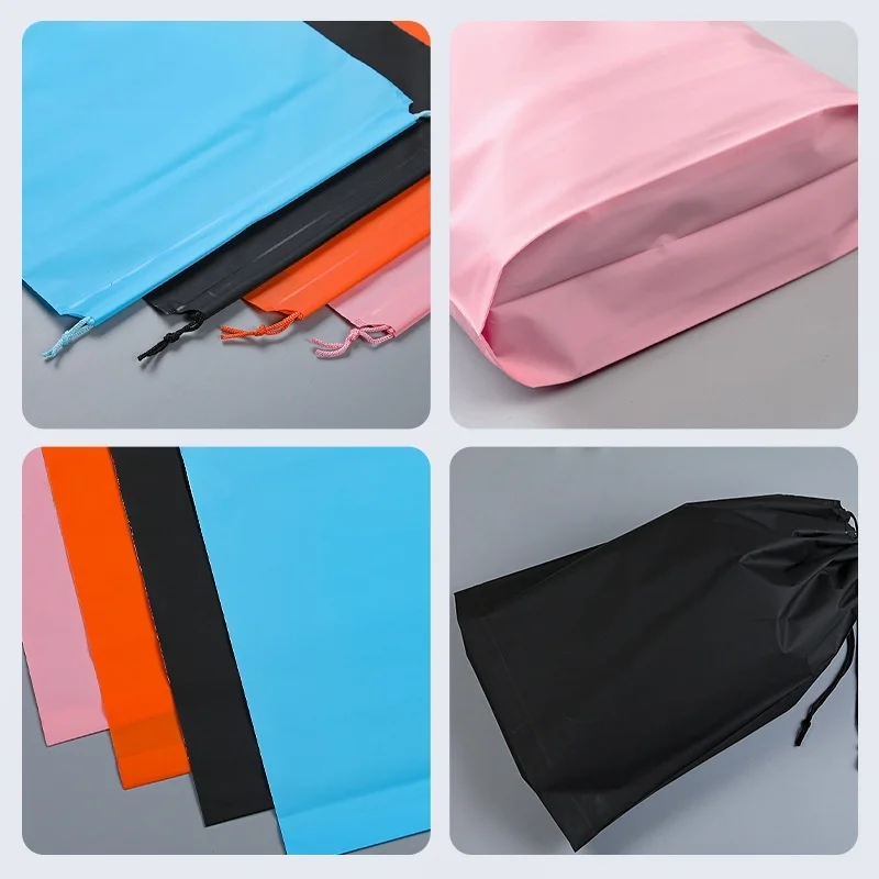 50/100 colored frosted drawstring bag, thick plastic packaging bag, reusable storage bag, corporate gift bag, customizable logo
50/100 colored frosted drawstring bag, thick plastic packaging bag, reusable storage bag, corporate gift bag, customizable logo
