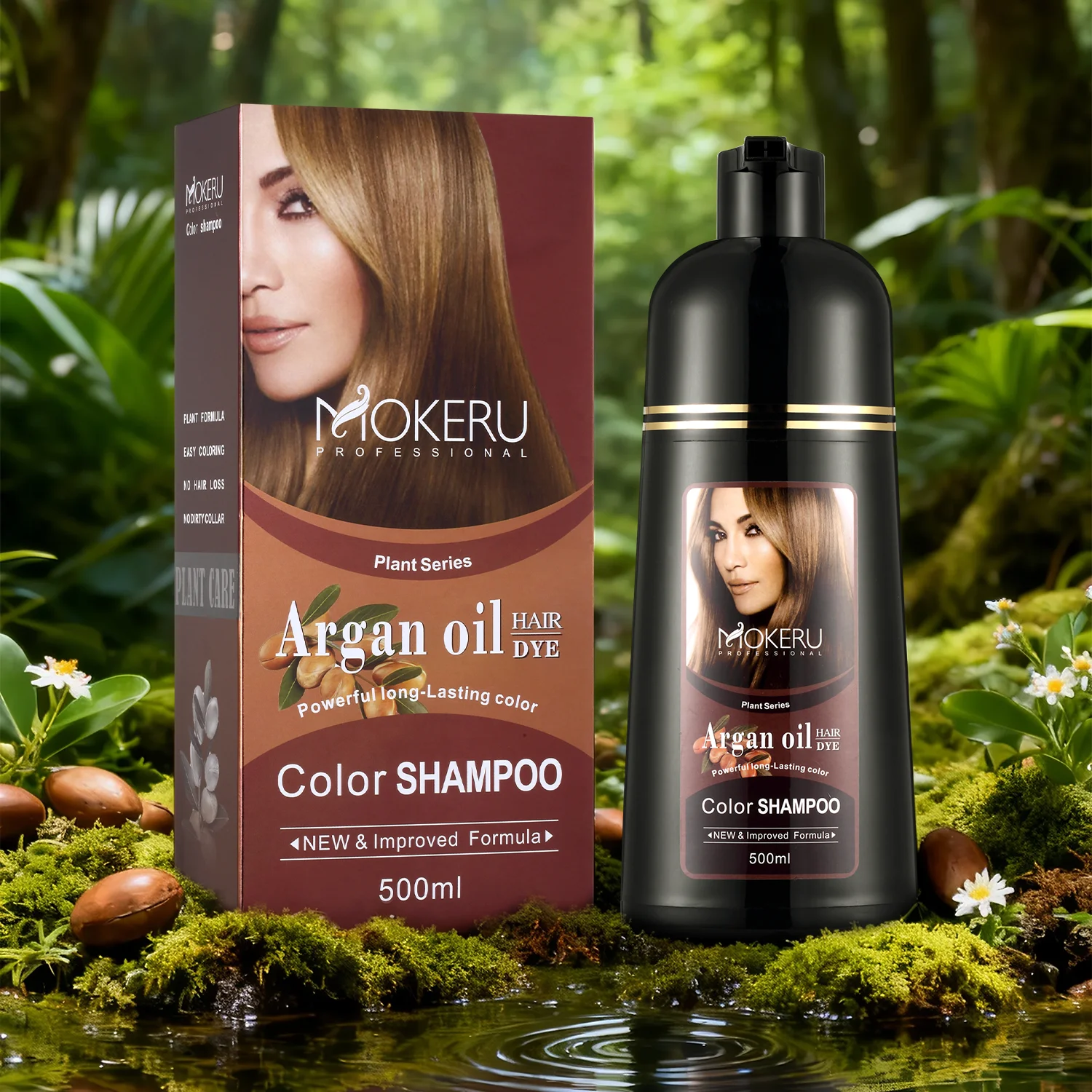 Cross-border All-English Argan Oil Hair Dye Cream - Scalp-Proof One-Bottle Black Permanent Hair Color
Cross-border All-English Argan Oil Hair Dye Cream - Scalp-Proof One-Bottle Black Permanent Hair Color