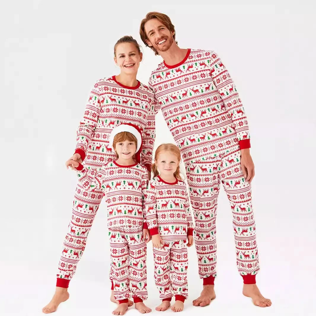 Merry Christmas Family Matching Pajamas Set Allover Print Full Sleeve Pjs Adults Kids Clothing Set Baby Romper Xmas Look Pijamas
Merry Christmas Family Matching Pajamas Set Allover Print Full Sleeve Pjs Adults Kids Clothing Set Baby Romper Xmas Look Pijamas