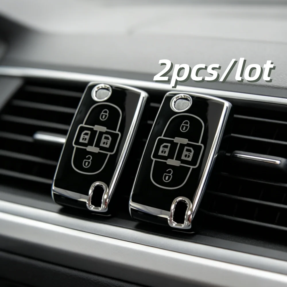 2 шт. чехлов для автомобильных ключей для Peugeot 1007 807, для Citroen C8, защита для 4-кнопочного дистанционного ключа
2 шт. чехлов для автомобильных ключей для Peugeot 1007 807, для Citroen C8, защита для 4-кнопочного дистанционного ключа