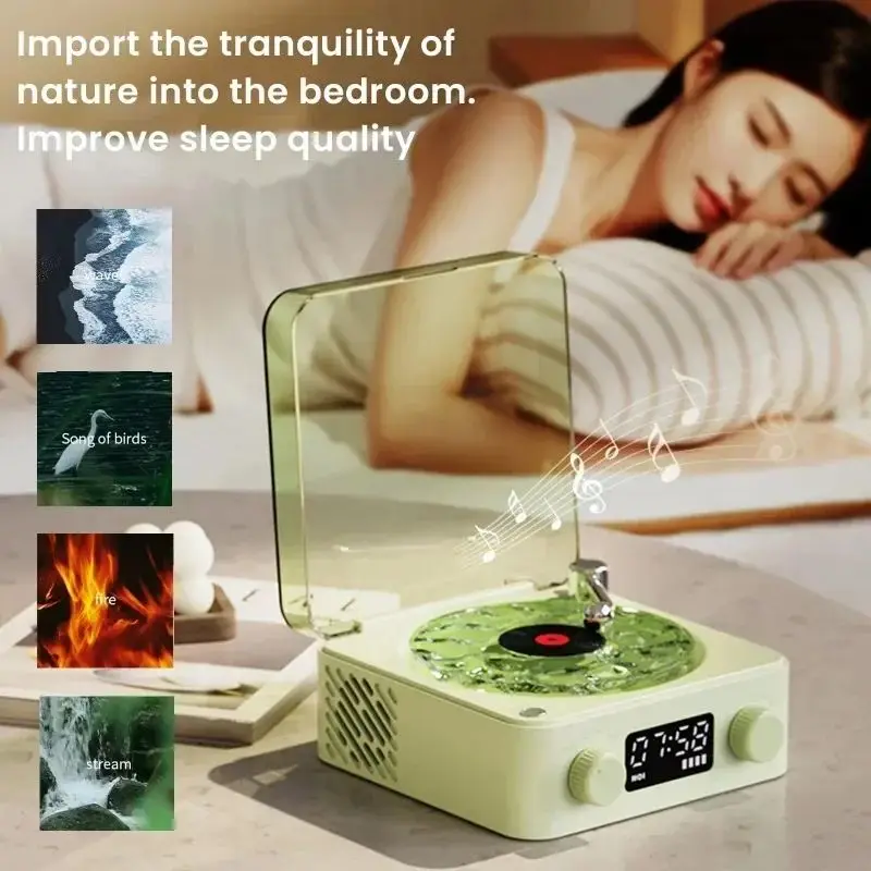 Portable Vintage Sleep Aid Bluetooth Speaker Mini Retro White Noise Bluetooth Speaker Subwoofer with Rgb Light Support Tf Card 
Portable Vintage Sleep Aid Bluetooth Speaker Mini Retro White Noise Bluetooth Speaker Subwoofer with Rgb Light Support Tf Card
