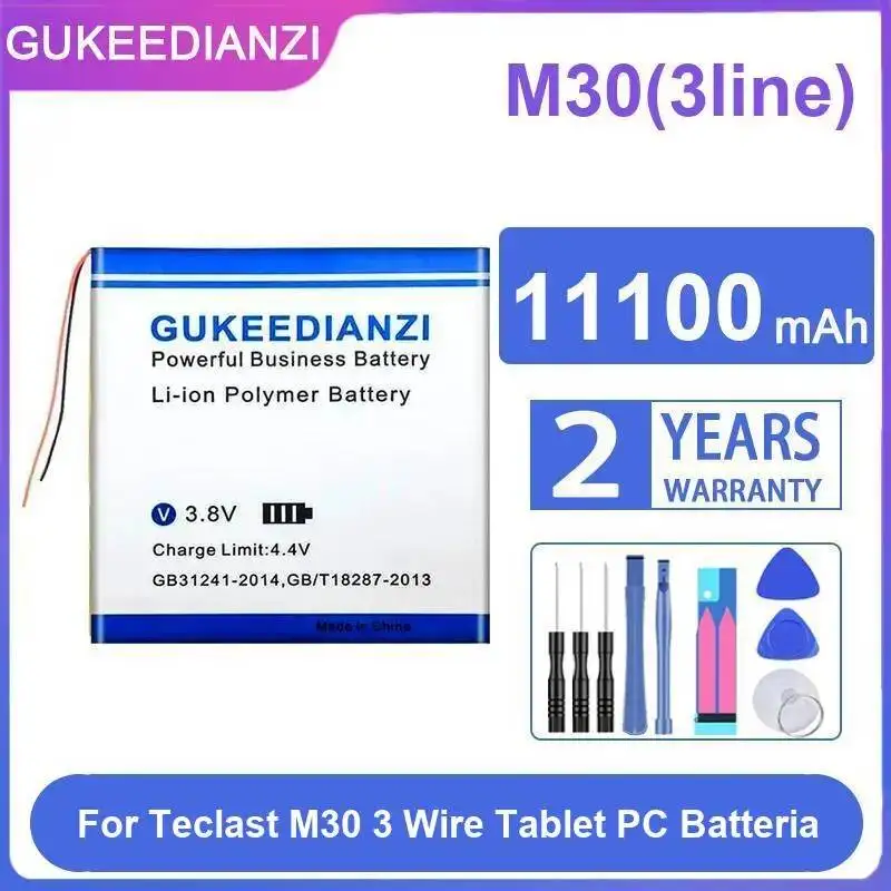 M30 3line 11100mAh High Performance Laptop Battery For Teclast M30 3 Wire Tablet PC Batteria
M30 3line 11100mAh High Performance Laptop Battery For Teclast M30 3 Wire Tablet PC Batteria