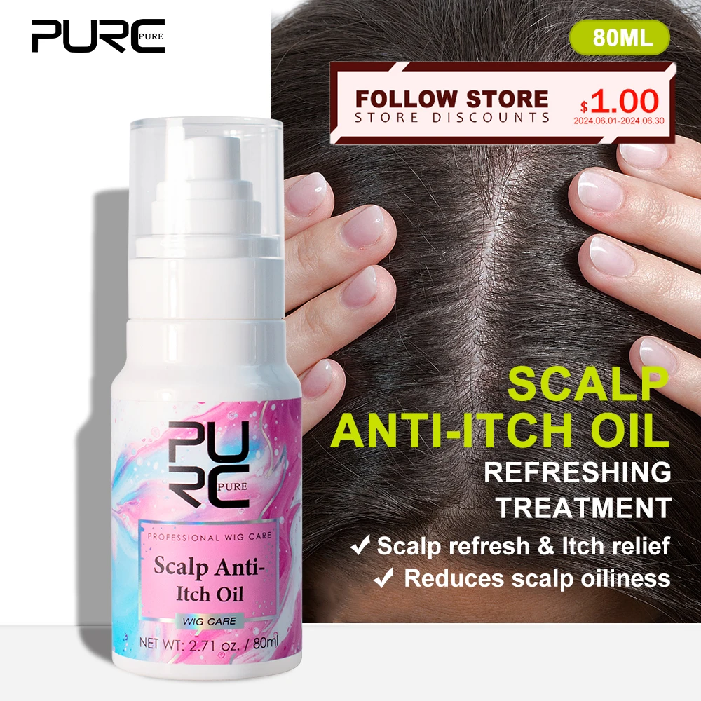 PURC Scalp Anti-Itch Hair Oil Aloe Vera & Peppermint Oil Improves Oiliness Anti Dandruff Refreshing Treatment Hair Care Product
PURC Scalp Anti-Itch Hair Oil Aloe Vera & Peppermint Oil Improves Oiliness Anti Dandruff Refreshing Treatment Hair Care Product