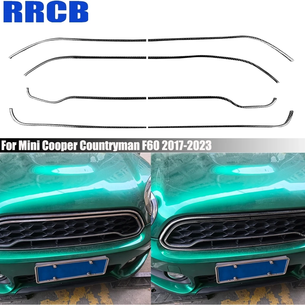 For Mini Cooper Countryman F60 2017-23 Carbon Fiber Front Center Grill Strips Car Accessories Exterior Cover Stickers Auto Trim
For Mini Cooper Countryman F60 2017-23 Carbon Fiber Front Center Grill Strips Car Accessories Exterior Cover Stickers Auto Trim